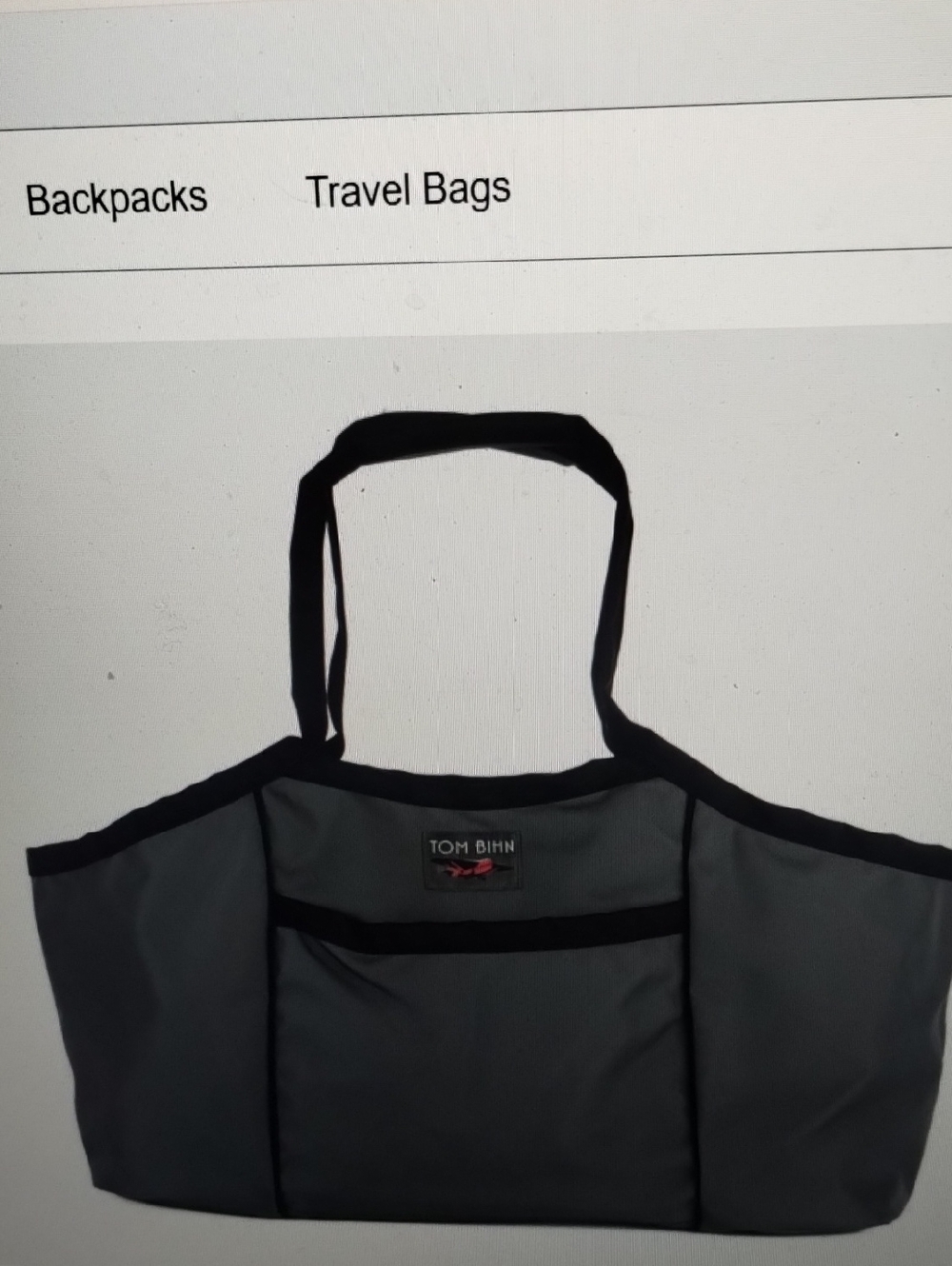 Tom Bihn Monster Truck Tote Bag Nebulous Grey New